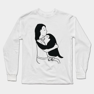 Just a girl who loves penguins Long Sleeve T-Shirt